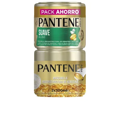 Pantene Mascarilla Suave y Liso 300 ml (pack de 3)