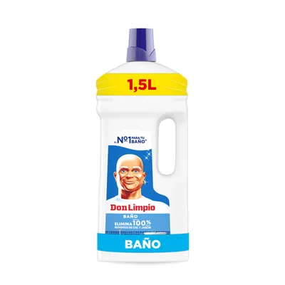 Don Limpio detergente líquido de baño 1,5 l (pack de 9)