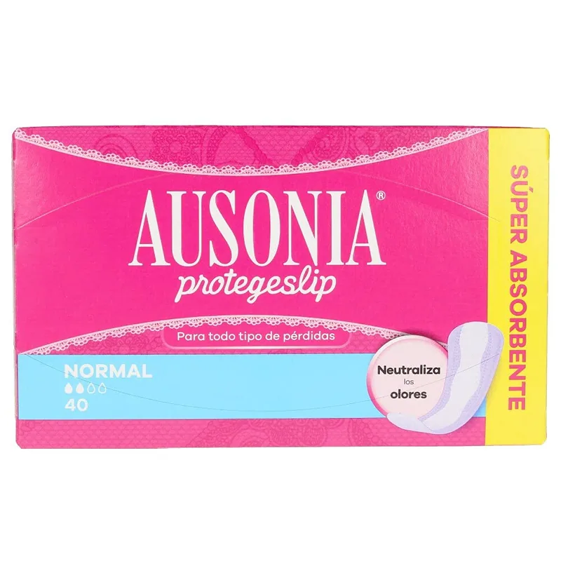Ausonia Normal protegeslips 40 salvaslips - pack de 10 unidades