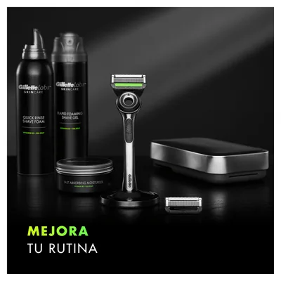 Gillette Labs máquina de afeitar con barra exfoliante y funda de viaje - 1 unidad – foto 6