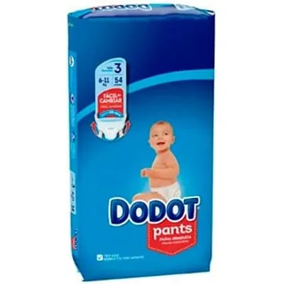 Dodot pants etapas talla 3 54 pañales (pack de 2)