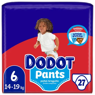 Dodot pants Mainline talla 6 27 pañales (pack de 3)