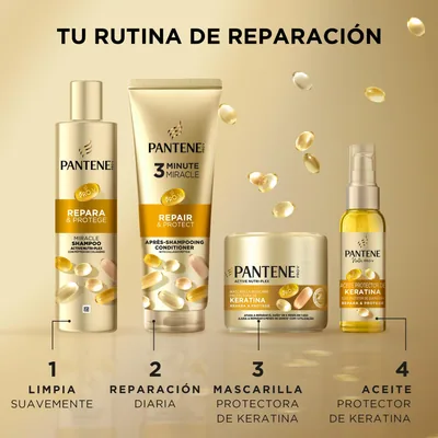 Pantene Pro-V Repara y Protege Aceite con Keratina para Pelo Seco 100ml - pack de 2 unidades – foto 4