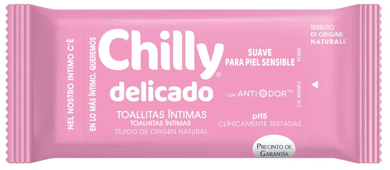 Chilly Pocket Toallitas Delicado - pack de 6 unidades