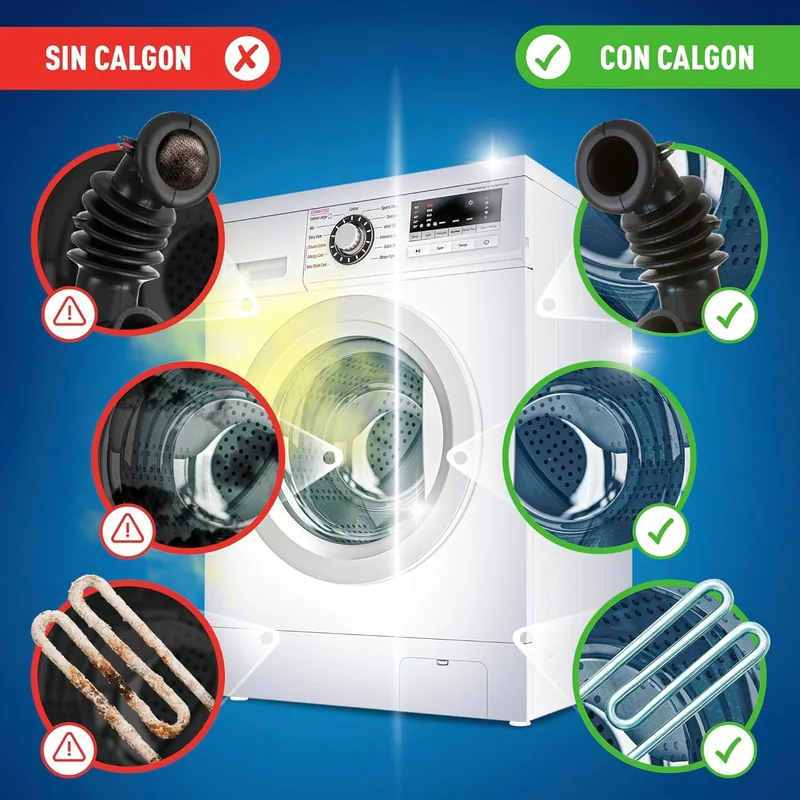 Calgon Powerball pastillas antical para la lavadora 30 pastillas - pack de 2 unidades