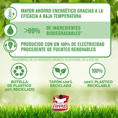 Omino Bianco Detergente líquido Marsella Pack ahorro 105 lavados 4200 ml - pack de 3 unidades – foto 3