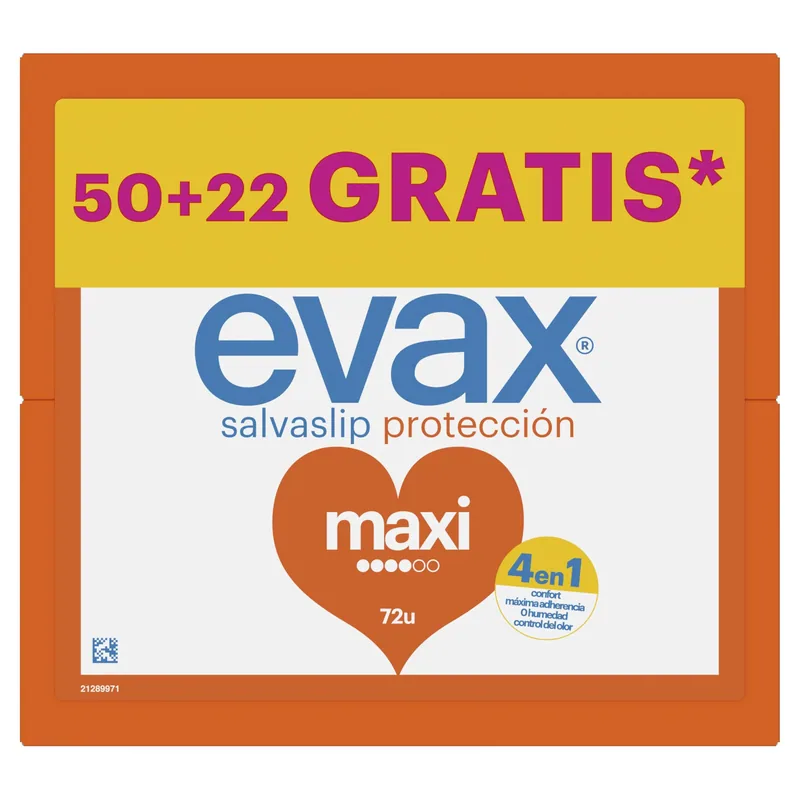 EVAX Salvaslip Maxi 72 - pack de 3 unidades