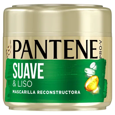 Pantene Pro-V Suave & Liso Mascarilla Capilar de Keratina 300 ml (pack de 3)