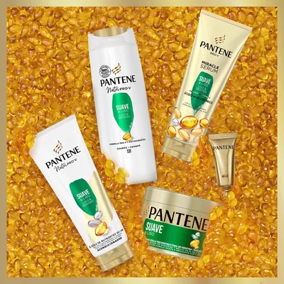 Pantene Pro-V Suave & Liso Mascarilla Capilar de Keratina 300 ml - pack de 3 unidades – foto 3