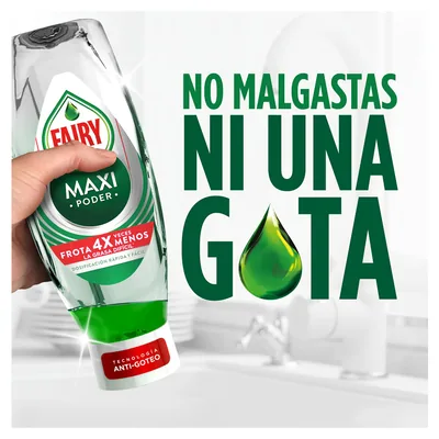 Fairy Maxi Poder líquido lavavajillas 640 ml - pack de 6 unidades – foto 3