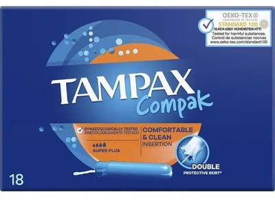 Tampax Compak Tampones Super Plus, 22 tampones - pack de 4 unidades – foto 2