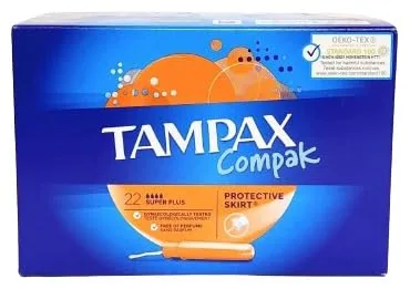 Tampax Compak Tampones Super Plus, 22 tampones - pack de 4 unidades – foto 3