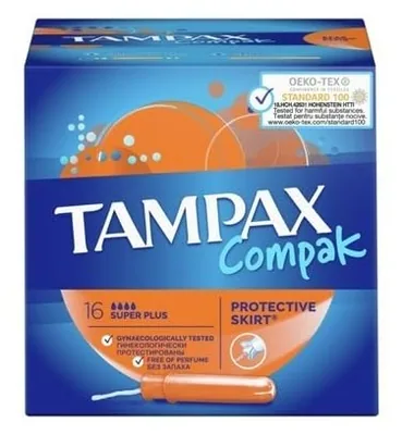 Tampax Compak Tampones Super Plus, 22 tampones - pack de 4 unidades – foto 4