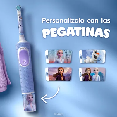 Oral-B Pro Kids Cepillo de Dientes Eléctrico Disney Frozen +3 años - 1 unidad – foto 4