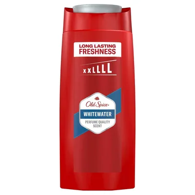 Old Spice Whitewater Gel de ducha para hombre 675 ml (pack de 2)