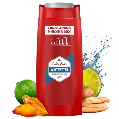 Old Spice Whitewater Gel de ducha para hombre 675 ml - pack de 2 unidades – foto 9