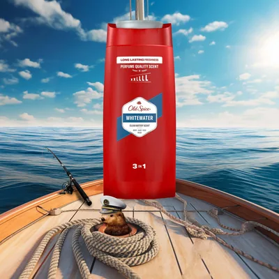 Old Spice Whitewater Gel de ducha para hombre 675 ml - pack de 2 unidades – foto 3