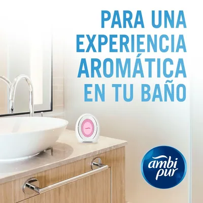 Ambi-Pur Baño ambientador continuo Flores Elegantes 7,5 ml - pack de 6 unidades – foto 5