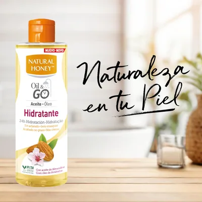 Natural Honey Oil & Go Aceite de Ducha Hidratante 250 ml - pack de 6 unidades – foto 1