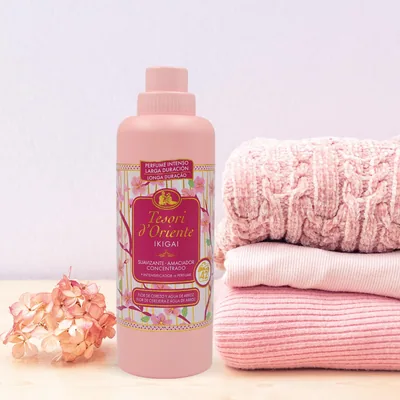 Tesori d'Oriente Suavizante Concentrado Ikigai Flor de Cerezo 42 lavados 760 ml - pack de 12 unidades – foto 2