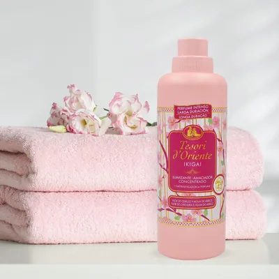 Tesori d'Oriente Suavizante Concentrado Ikigai Flor de Cerezo 42 lavados 760 ml - pack de 12 unidades – foto 4
