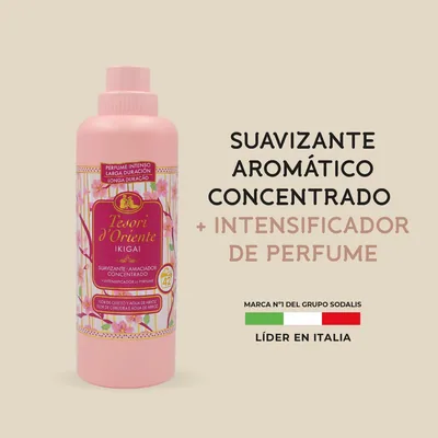 Tesori d'Oriente Suavizante Concentrado Ikigai Flor de Cerezo 42 lavados 760 ml - pack de 12 unidades – foto 7