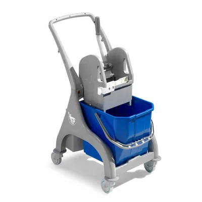 TTS Carro Nick Tec con Asa, Gris 15 L