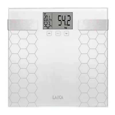 Laica Báscula de Baño Electrónica PS5014 Analizadora de Composición Corporal