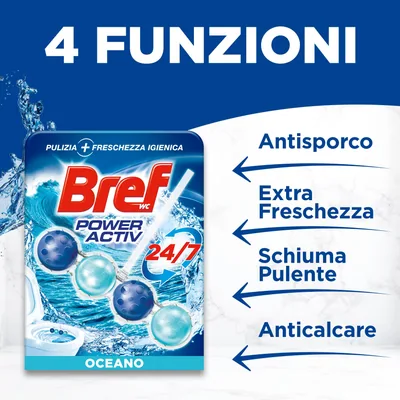Bref Power Activ Ocean cesta WC - pack de 9 unidades – foto 2