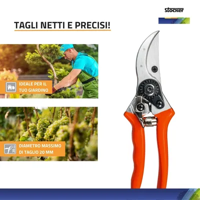 Stocker Tijera universal de jardín 21. longitud: 21cm - 1 unidad – foto 7