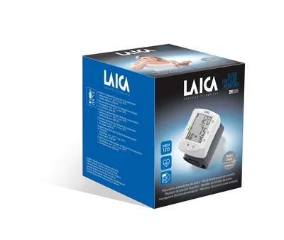 Laica Tensiómetro de Muñeca BM1006 120 Memorias - 1 unidad – foto 4