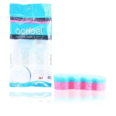 Actibel Doble acción tonificante 2 esponjas y chanclas de mujer 250 ml - pack de 12 unidades – foto 2