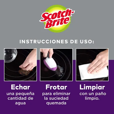 Scotch-Brite Recambio para Vitrocerámica - pack de 6 unidades – foto 6