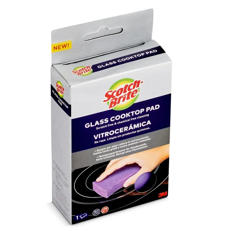 Scotch-Brite Estropajo para Vitrocerámica - pack de 12 unidades