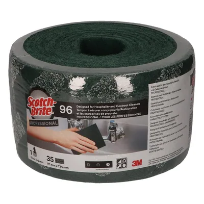 Scotch-Brite Rollo de Fibra Verde para Limpieza General 134 mm x 6 m