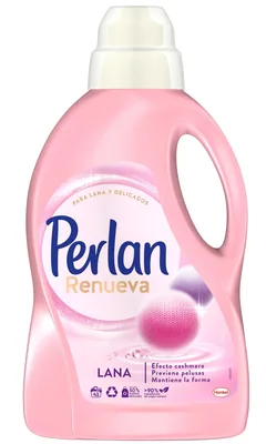 Perlan Renueva Lana Detergente Líquido para Lana, Cashmere y Seda 41 lavados (pack de 8)