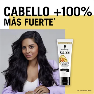 Gliss Oil Nutritive Tratamiento reparador de puntas 50 ml - pack de 2 unidades – foto 1