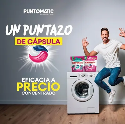 Puntomatic Cápsulas Tricámara Floral, 48 lavados - pack de 4 unidades – foto 3