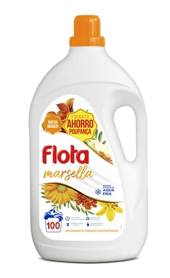 Flota Detergente Líquido Quitamanchas incluso en Agua Fría para Lavadora 100 (pack de 2)