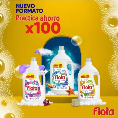 Flota Detergente Líquido Quitamanchas incluso en Agua Fría para Lavadora 100 4950 ml - pack de 2 unidades – foto 2