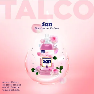 SAN Suavizante Ropa Lavadora Líquido Concentrado 59 Lavados 1260 ml - pack de 8 unidades – foto 1