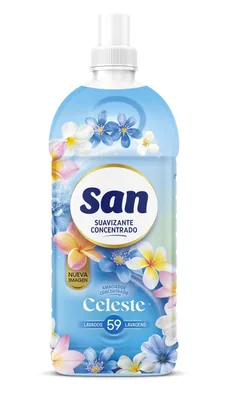 SAN Suavizante Ropa Lavadora Líquido Concentrado 59 Lavados (pack de 8)