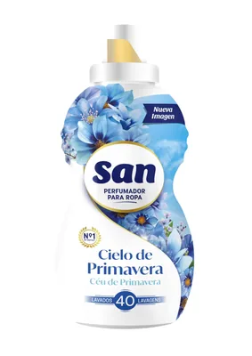 SAN Cielo de Primavera Perfumador Líquido Concentrado para Ropa 40 lavados (pack de 8)