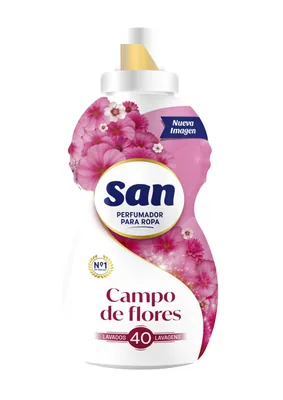SAN Campo de Flores Perfumador Líquido Concentrado para Ropa 40 lavados 800 ml - pack de 8 unidades – foto 2