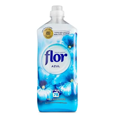 Flor azul suavizante para la ropa concentrado 78 lavados (pack de 8)