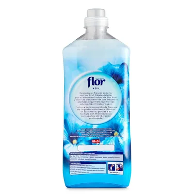 Flor Azul suavizante para la ropa concentrado 78 lavados 1404 ml - pack de 8 unidades – foto 2