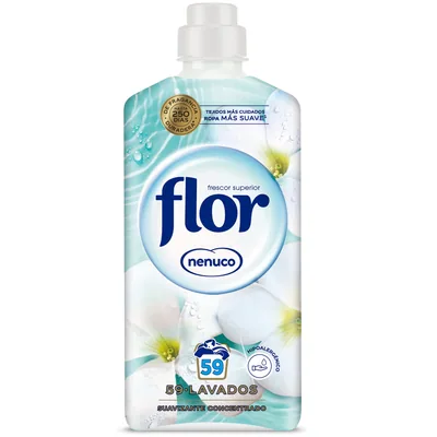 Flor Nenuco suavizante para la ropa concentrado 59 lavados (pack de 10)