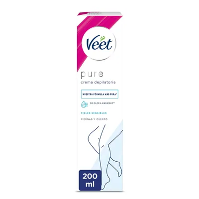 Veet Crema Depilatoria Corporal para Mujer con Aloe Vera y Vitamina e 200 ml (pack de 3)