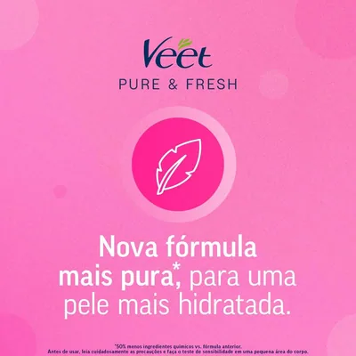 Veet Pure Crema Depilatoria Corporal para Mujer 200ml - pack de 3 unidades – foto 6