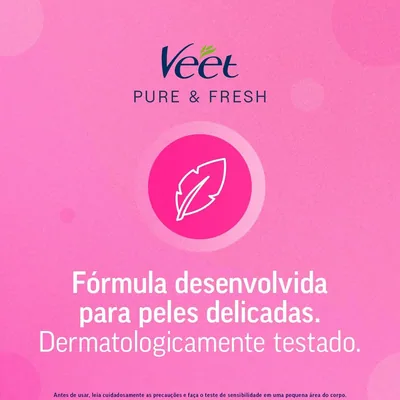 Veet Pure Crema Depilatoria Corporal para Mujer 200ml - pack de 3 unidades – foto 8